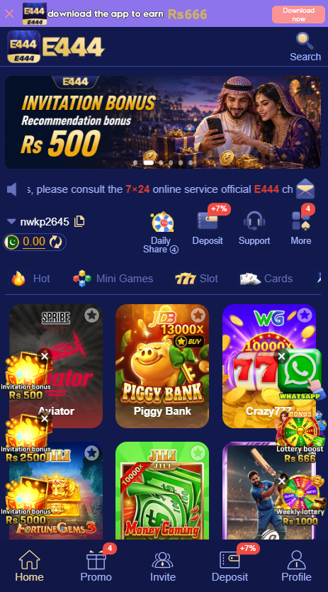 E444 Game Slots